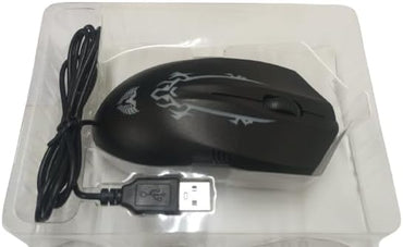 MOUSE GAMING ZIZIS G5060 Blacklight 1200 dpi / 7 LED / USB NERO - Luffy5