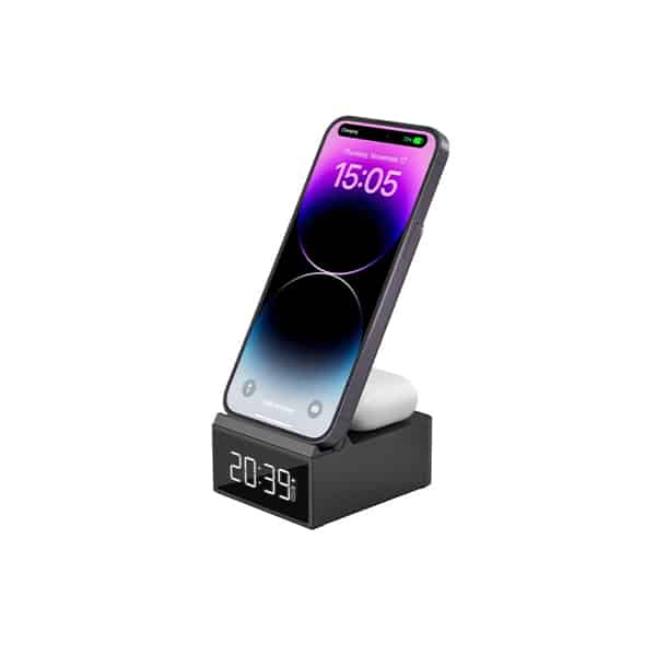 Wiwu WI-W011 da 15 W - OTC.LK Carica-Batterie Wireless Platino