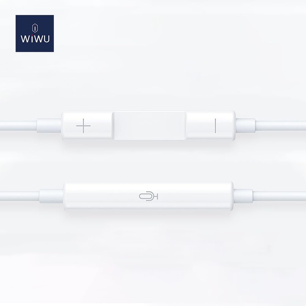 WIWU Earbuds 302 Lighting Connector Wired Earphone, Bluetooth POP-UP window connection plug-and-play|
