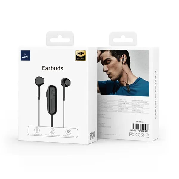 WiWU EB313 Magnetic Adsorption Bluetooth Sports Wireless Earphones