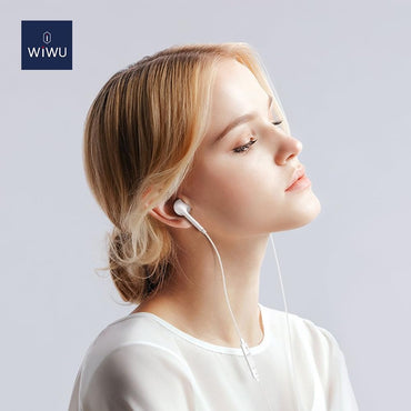 WIWU Earbuds 302 Lighting Connector Wired Earphone, Bluetooth POP-UP window connection plug-and-play|
