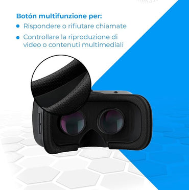 LIMONE Lunettes NK 3D VR pour smartphones - Visionneuse de réalité virtuelle intelligente