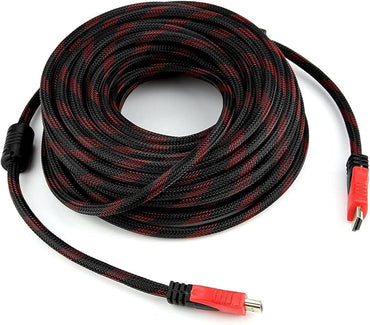 LIMONE CA174 CAVO HDMI 1.4 V 3D 1080P PIATTO IN TESSUTO MASCHIO-MASCHIO 5.5 MT NERO