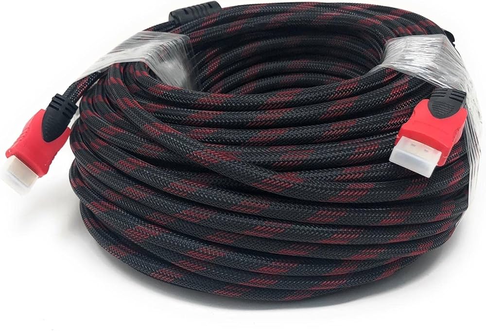 LIMONE CA174 CAVO HDMI 1.4 V 3D 1080P PIATTO IN TESSUTO MASCHIO-MASCHIO 5.5 MT NERO
