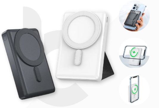 WiWU Snap Cube 10000mAh Mini Magnetic Wireless Power Bank