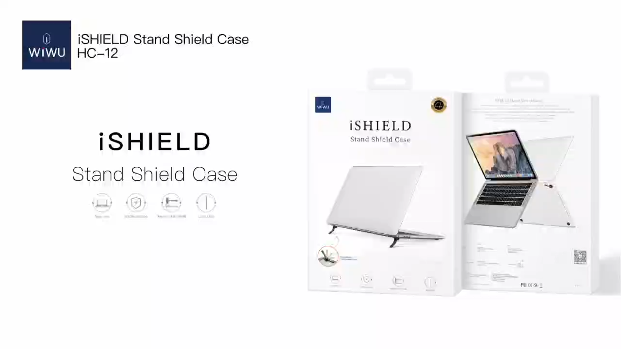 WIWU ISHIELD Stand Case for 13.3 inch MacBook Pro M1 & M2 2020 to 2024