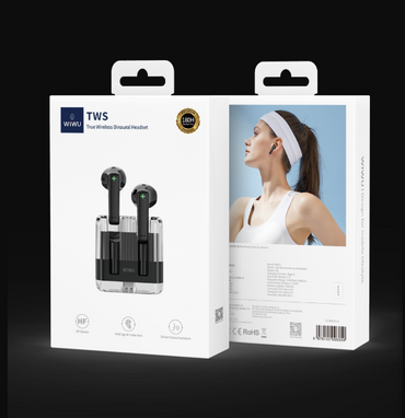 WiWU T21 Earbuds - Black | T21-BK