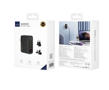 WiWU - da muro WiWU PD 100W GaN con spina universale da viaggio US EU UK