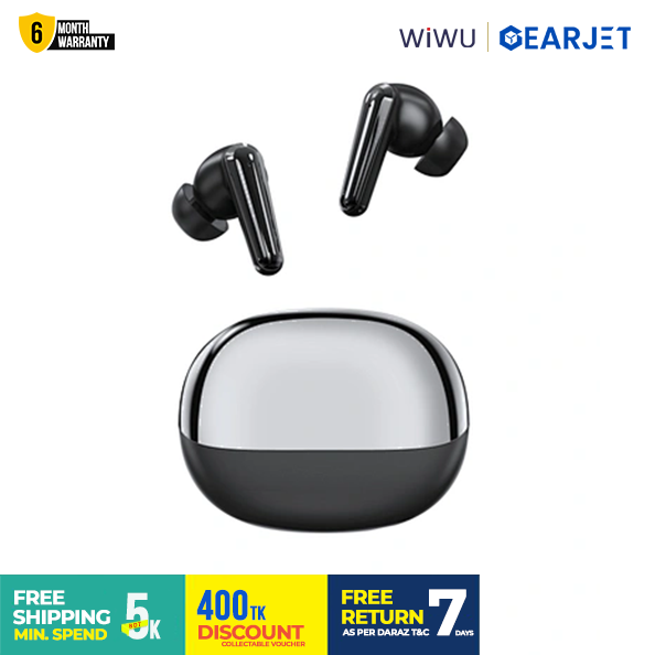 Wiwu Reno T19 ANC TWS Wireless Earbuds BT Version 5.3 30dB Active Noise Cancellatio