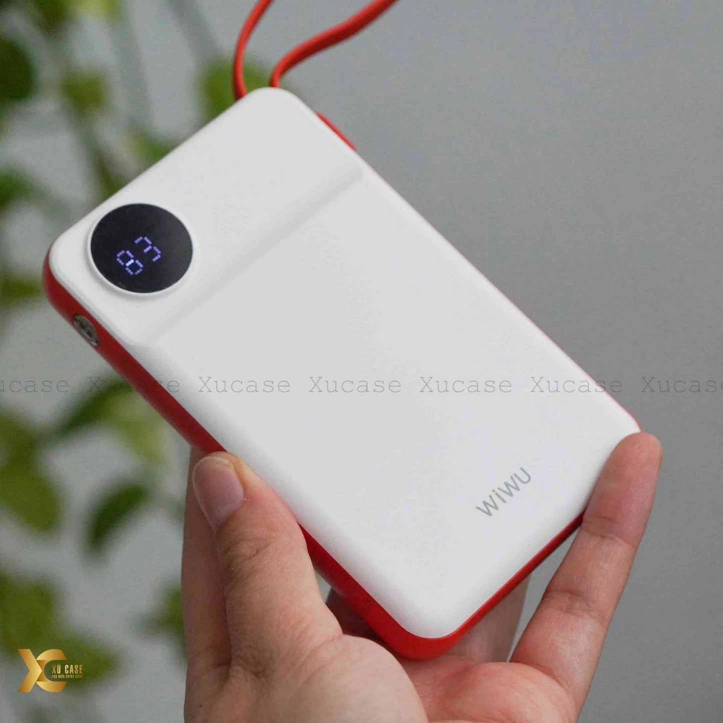 WIWU Wi-P007 Powerbank da 10000mAh 2-in-1 Stazione di ricarica wireless magnetica